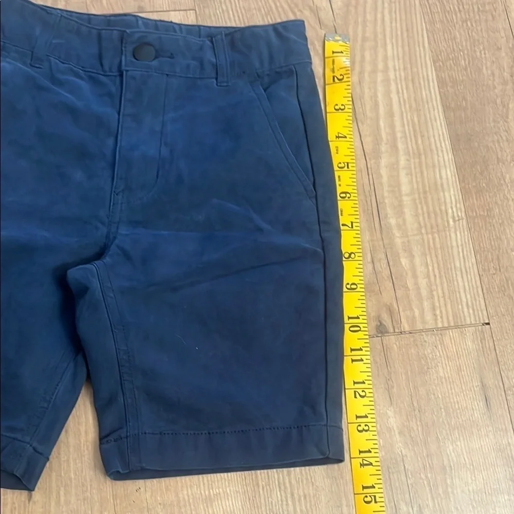 Old Navy Boys Performance Quick Dry Chino Shorts - Size 8 Slim - Navy Blue